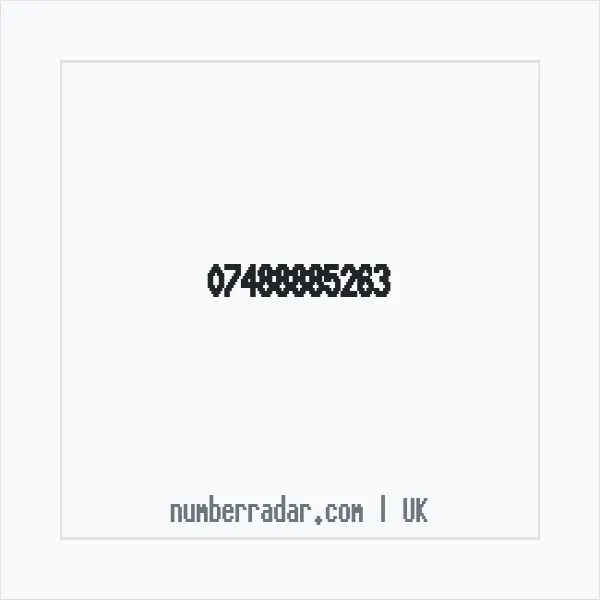 Reverse number check for +44 7488 885263 — who called me?