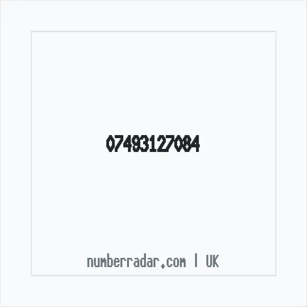 Reverse number check for +44 7493 127084 — who called me?