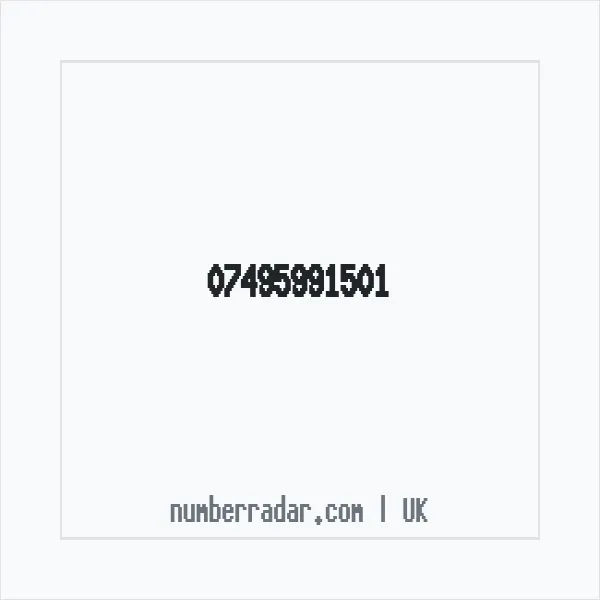 Reverse number check for +44 7495 991501 — who called me?