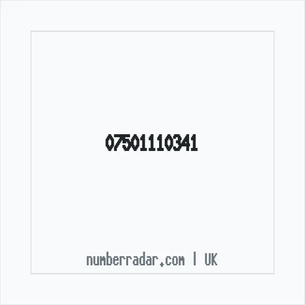 Reverse number check for +44 7501 110341 — who called me?
