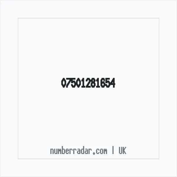 Reverse number check for +44 7501 281654 — who called me?
