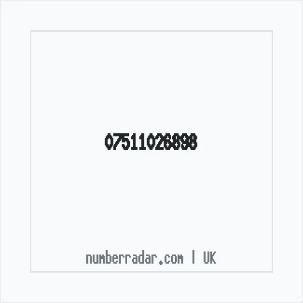 Reverse number check for +44 7511 026898 — who called me?