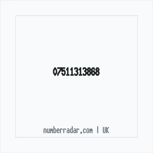 Reverse number check for +44 7511 313868 — who called me?