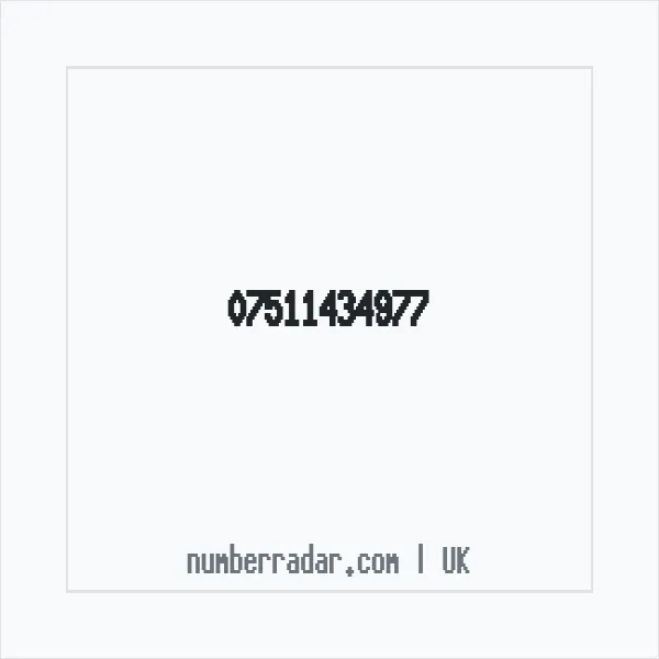 Reverse number check for +44 7511 434977 — who called me?