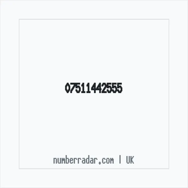 Reverse number check for +44 7511 442555 — who called me?