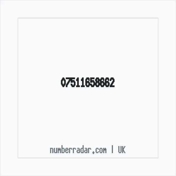 Reverse number check for +44 7511 658662 — who called me?