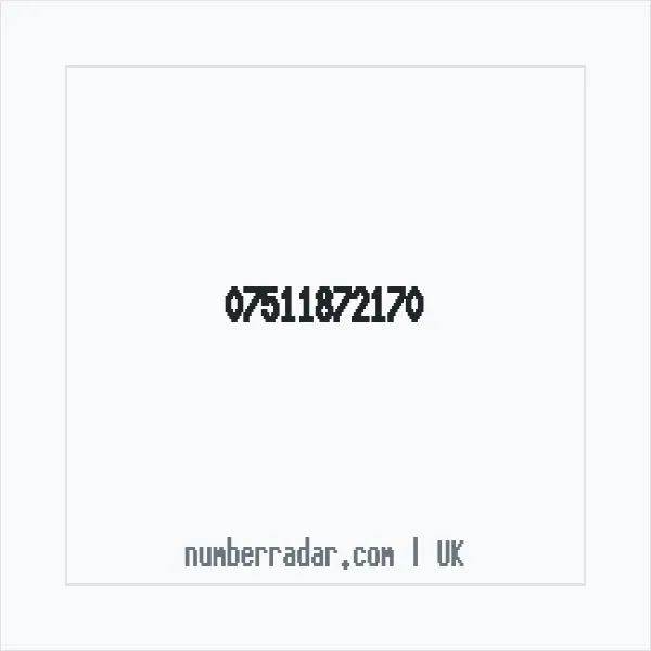 Reverse number check for +44 7511 872170 — who called me?