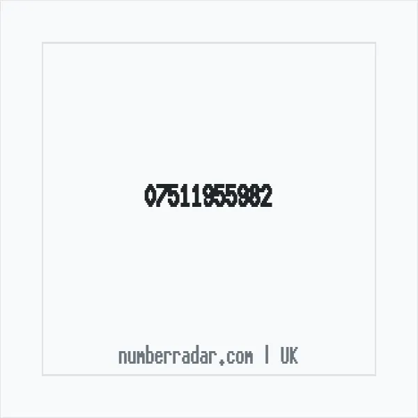 Reverse number check for +44 7511 955982 — who called me?