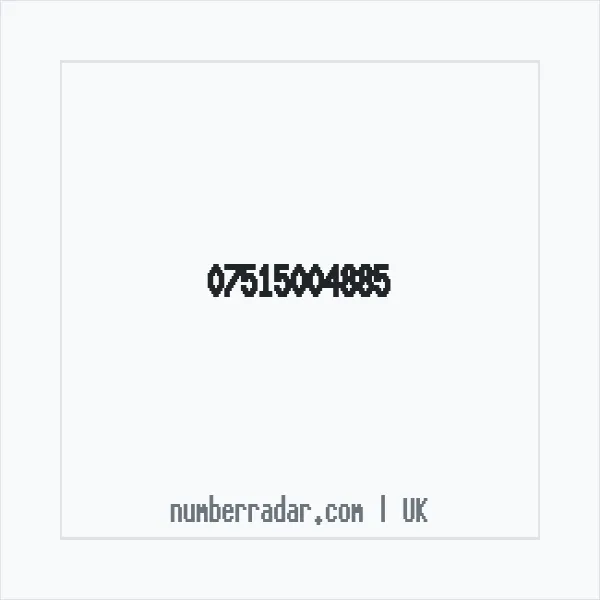 Reverse number check for +44 7515 004885 — who called me?