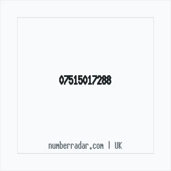 Reverse number check for +44 7515 017288 — who called me?