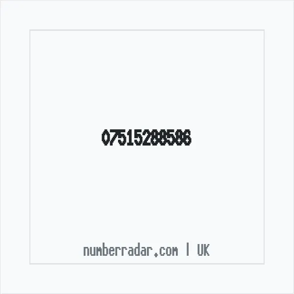 Reverse number check for +44 7515 288586 — who called me?
