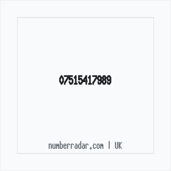 Reverse number check for +44 7515 417989 — who called me?