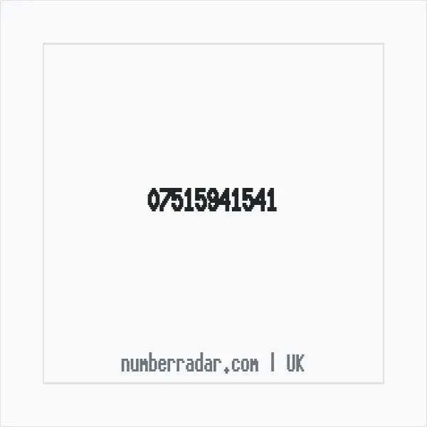 Reverse number check for +44 7515 941541 — who called me?