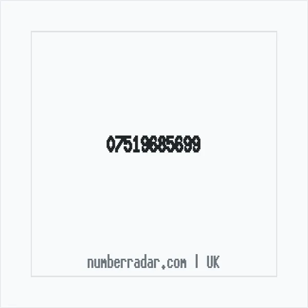 Reverse number check for +44 7519 685699 — who called me?