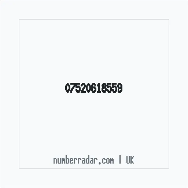 Reverse number check for +44 7520 618559 — who called me?