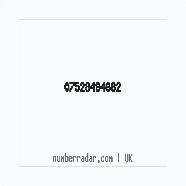 Reverse number check for +44 7528 494682 — who called me?