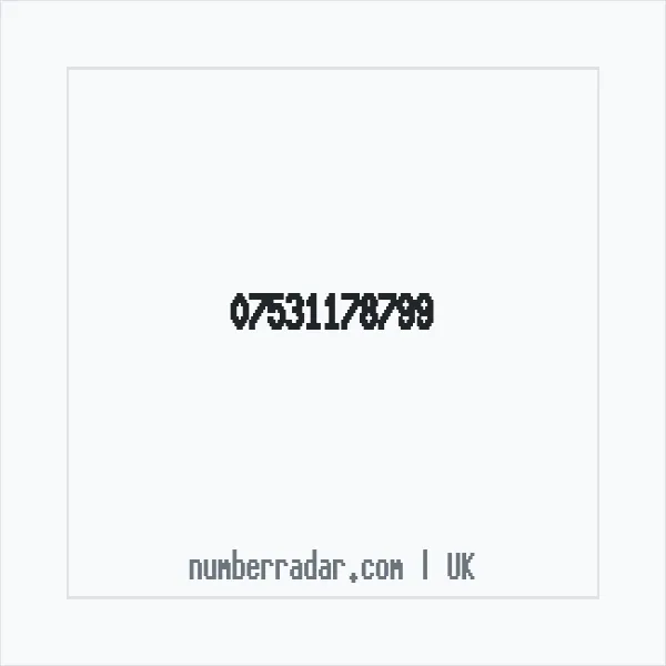 Reverse number check for +44 7531 178799 — who called me?