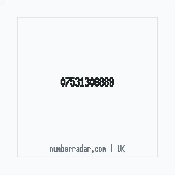 Reverse number check for +44 7531 306889 — who called me?