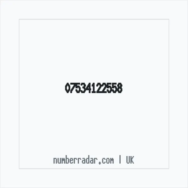 Reverse number check for +44 7534 122558 — who called me?