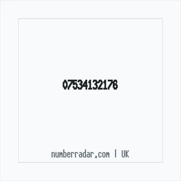 Reverse number check for +44 7534 132176 — who called me?