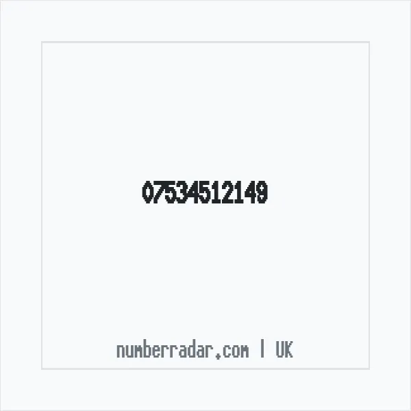 Reverse number check for +44 7534 512149 — who called me?