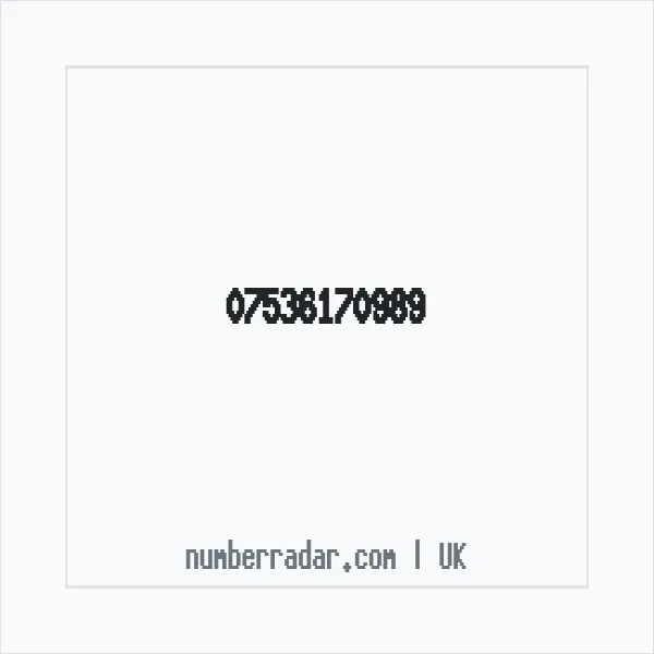Reverse number check for +44 7536 170989 — who called me?