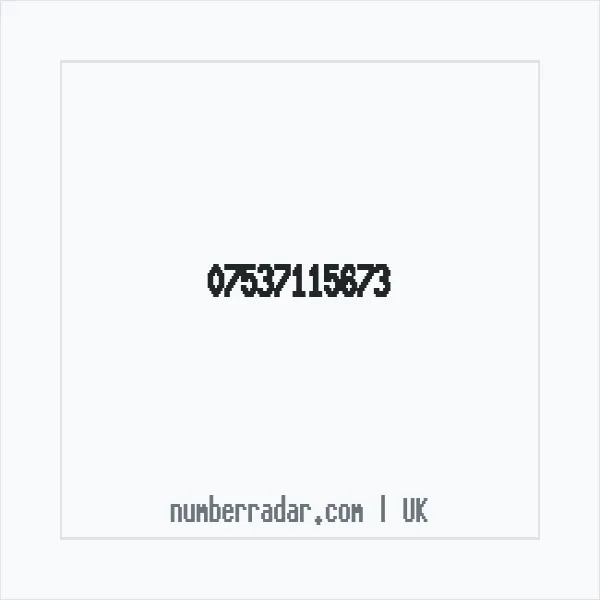 Reverse number check for +44 7537 115673 — who called me?