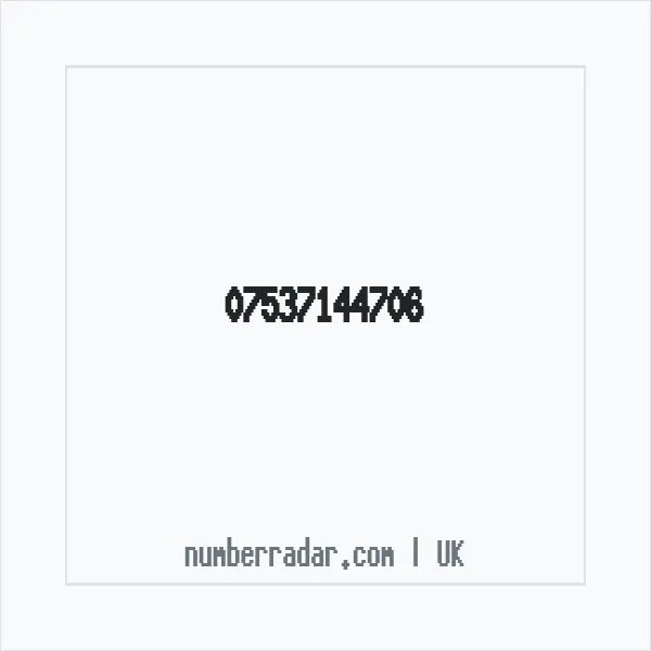 Reverse number check for +44 7537 144706 — who called me?