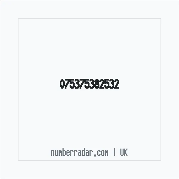 Reverse number check for +44 (7537) 538-253 — who called me?