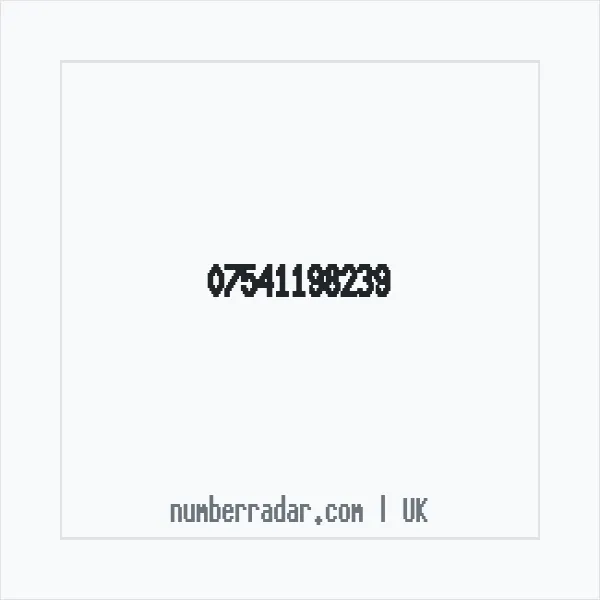 Reverse number check for +44 7541 198239 — who called me?
