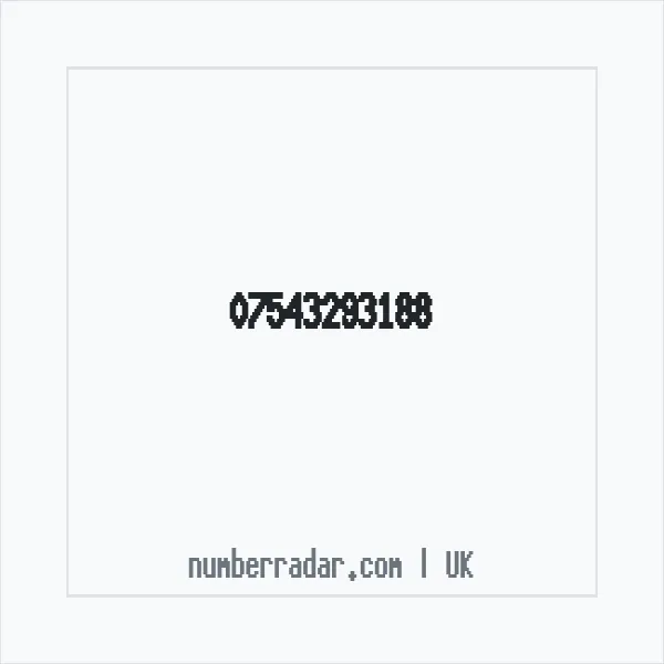 Reverse number check for +44 7543 293188 — who called me?