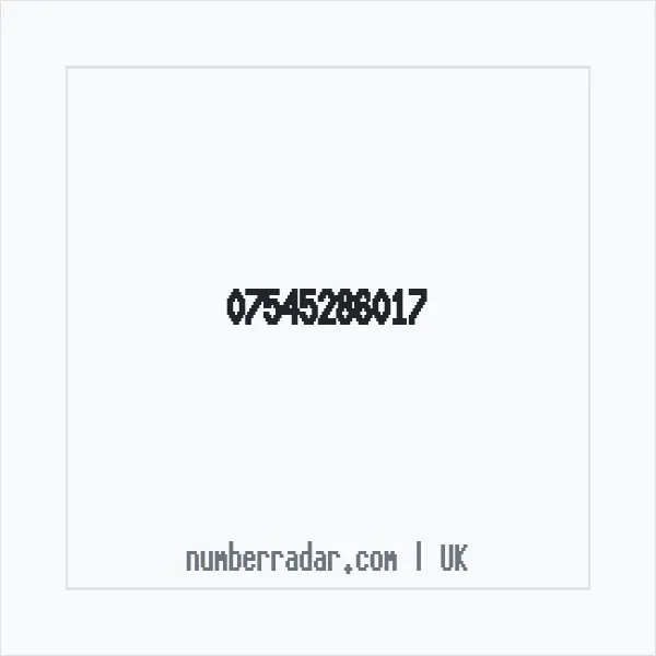 Reverse number check for +44 7545 286017 — who called me?