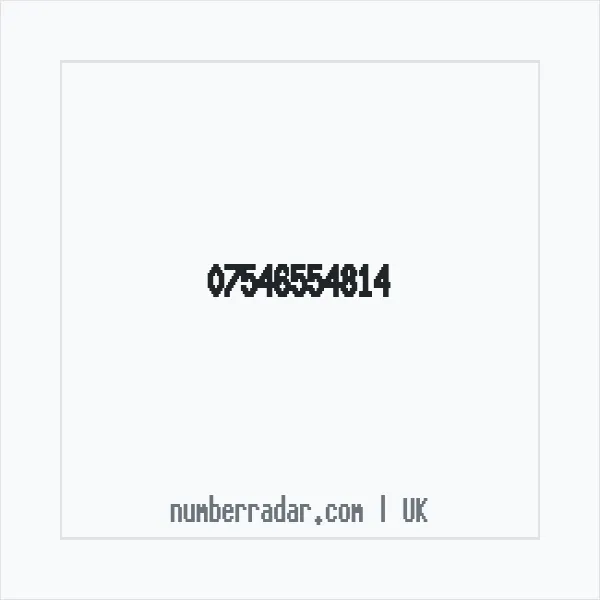Reverse number check for +44 7546 554814 — who called me?