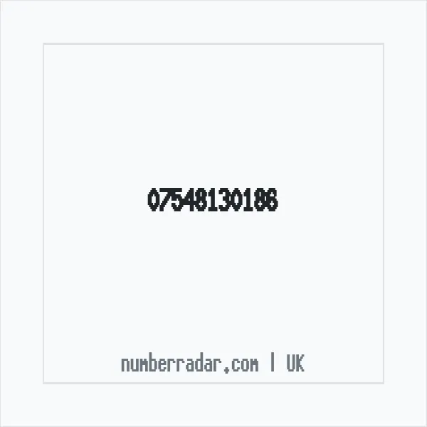 Reverse number check for +44 7548 130186 — who called me?