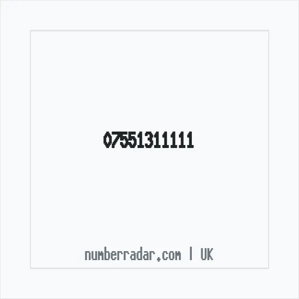 Reverse number check for +44 7551 311111 — who called me?