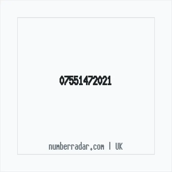 Reverse number check for +44 7551 472021 — who called me?