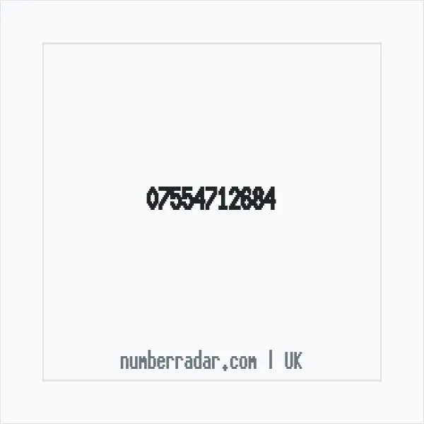 Reverse number check for +44 7554 712684 — who called me?