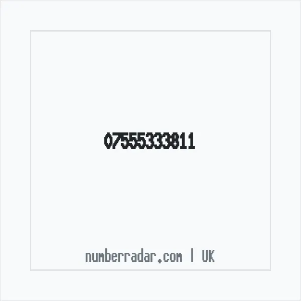 Reverse number check for +44 7555 333811 — who called me?
