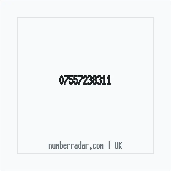 Reverse number check for +44 7557 238311 — who called me?