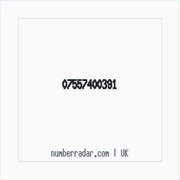 Reverse number check for +44 7557 400391 — who called me?
