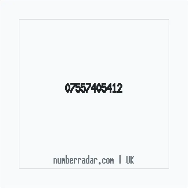 Reverse number check for +44 7557 405412 — who called me?