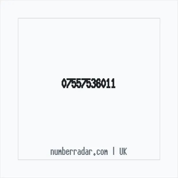 Reverse number check for +44 7557 536011 — who called me?