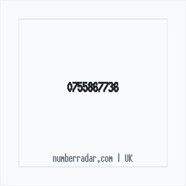 Reverse number check for +44 755867736 — who called me?