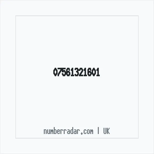 Reverse number check for +44 7561 321601 — who called me?