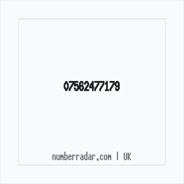 Reverse number check for +44 7562 477179 — who called me?
