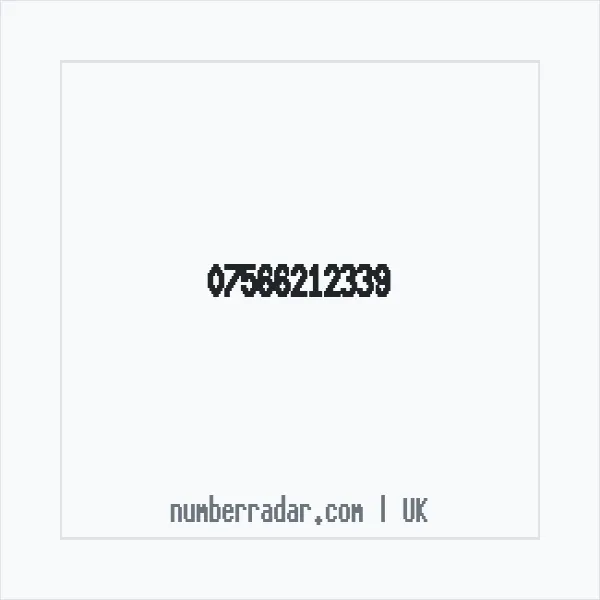 Reverse number check for +44 7566 212339 — who called me?