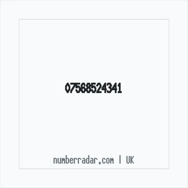 Reverse number check for +44 7568 524341 — who called me?