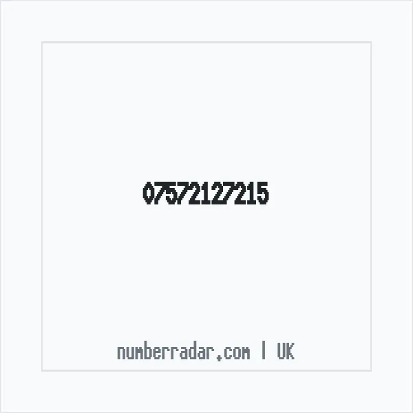 Reverse number check for +44 7572 127215 — who called me?