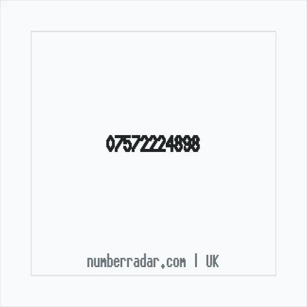 Reverse number check for +44 7572 224898 — who called me?