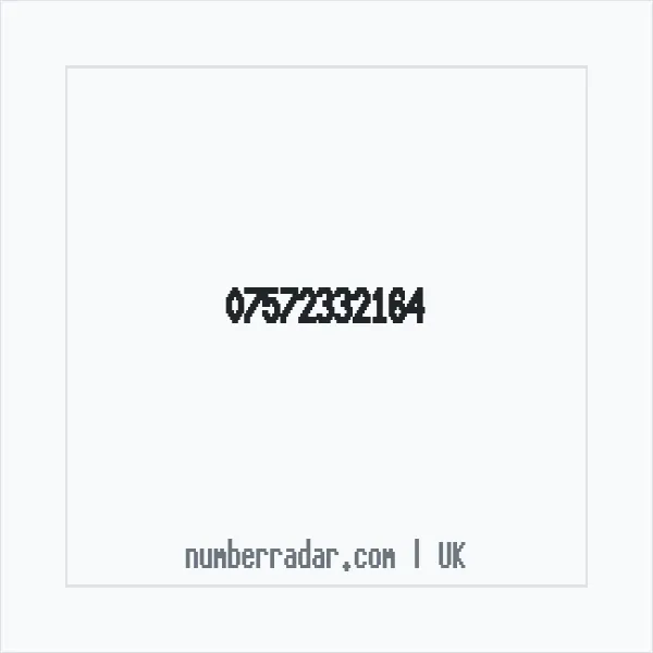 Reverse number check for +44 7572 332164 — who called me?